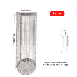 Tube de filet cylindrique de qualité alimentaire <span class=keywords><strong>kebab</strong></span> grill panier roulant grill panier pour maïs et saucisse - Product Image 3