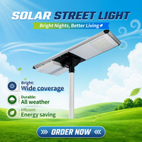 Lampadaire Solaire Haute Efficacité 100-500W IP65 à LED Longue Durée de Vie avec Détecteur de Mouvement et Télécommande, Faisceau 120° pour Jardin et Aménagement Paysager