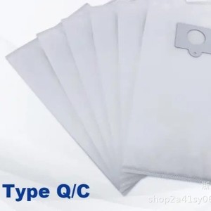 Bolsas de Polvo para Aspiradora Tipo Q/C, No Tejidas, Paquete de 6, Alta Eficiencia, Material de Fibra para Uso Doméstico - Product Image 1