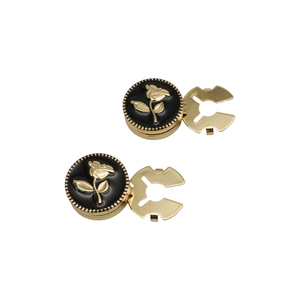 Custom Elegant Collar Button Covers Metal Decorative <strong>Blouse</strong> <strong>Studs</strong> Anti-Exposure Attire Accessories Experienced Skilled Workers - Product Image 3