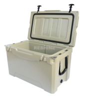 Glacière de pique-nique et de camping rotomoulée en PE, isotherme, pour la pêche, 50qt 48L, pour aliments et boissons