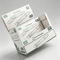 Emballages personnalisés en Mylar, enveloppes en feuilles naturelles, enveloppes pour cigares, sachets d'emballage et boîtes de présentation