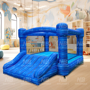 Oxford Cloth Children's Outdoor Playground Jumping Castle Bouncer Air Home <b>Inflatable</b> <b>House</b> With Slide Home <b>House</b> Backyar - Product Image 4