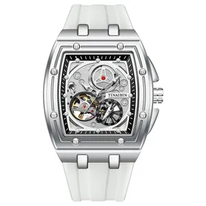 Мужские автоматические механические часы с турбийоном Skeleton, частная торговая марка, роскошный стиль, оптовая продажа, 6611