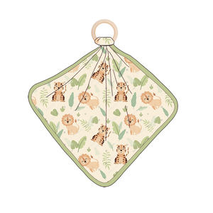 ผ้าห่มไม้ไผ่แบบยั่งยืนเป็นมิตรต่อสิ่งแวดล้อมพร้อมของประดับทับสัตว์เลี้ยงที่นุ่มสบายเหมาะสำหรับเด็กทารก - Product Image 5