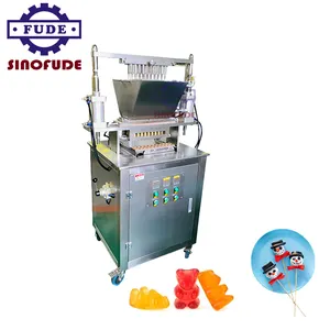 Mini Small Lab Hard Soft Jelly Lollipop Confectionery Forming Machine Sugar Free Gummy Candy Depositor Making Machine