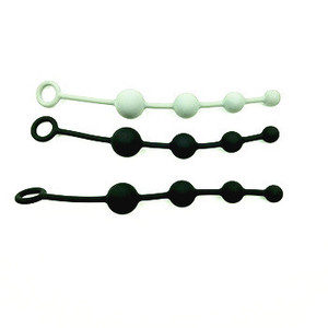 Bolas Anales de Silicona, 4 Piezas, para Principiantes, Suaves y Seguras, Disfrute <span class=keywords><strong>Anal</strong></span>, Tapón <span class=keywords><strong>Anal</strong></span> de Silicona Negra, Bolas Anales Largas de Silicona - Product Image 1