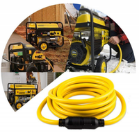 Kabel Ekstensi Generator 4 Cabang dengan Konektor Pengunci Putar untuk Generator Portabel