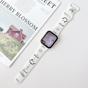Correa de Reloj Win-Win, Duradera, de Silicona, con Diseño Alegre, Resistente al Agua, Compatible con <span class=keywords><strong>Apple</strong></span> <span class=keywords><strong>Watch</strong></span> <span class=keywords><strong>SE</strong></span> 40mm 44mm - Product Image 2