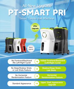 Machine à balles <span class=keywords><strong>de</strong></span> tennis Pusun améliorée avec contrôle intelligent par application, équipement d'entraînement à lancement automatique pour l'auto-entraînement, machine <span class=keywords><strong>de</strong></span> tir - Product Image 5