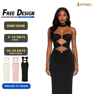 Robe midi asymétrique à découpes imprimé léopard A&J pour femme, coupe biais, dos nu, ourlet queue de poisson, certifiée GRS, logo personnalisé, ODM - Product Image 1