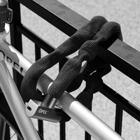 Antivol de vélo et trottinette en câble d'acier durable avec serrure à clé, étanche et antivol, accessoires de vélo