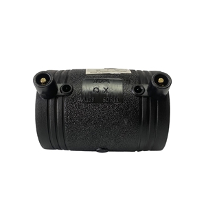 Raccordo Elettrofusione HUAJIN S63 Nero Finitura Pulita Stampato a Iniezione Foro di Montaggio 0.25 Raccordo Dritto per Gas e <span class=keywords><strong>Acqua</strong></span> - Product Image 3