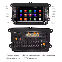 Autoradio Android GPS Navigation Lecteur Multimédia pour Volkswagen VW PASSAT B6 B7 CC Skoda Jetta POLO GOLF 5 6 7 pouces