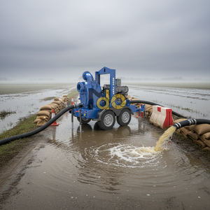 Agua autocebante con motor diésel Bomba de lodo Watwr diésel autocebante Bomba autocebante Acero inoxidable - Product Image 1
