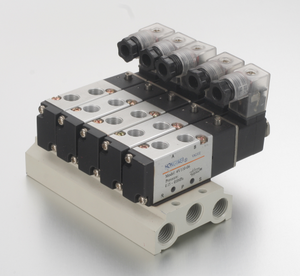 วาล์วโซลินอยด์นิวแมติกแบบ 4v/3v ซีรีส์ 1/4" นิ้ว ใช้ไฟ AC220V DC24V วาล์วโซลินอยด์แบบ 4v/3v ซีรีส์ - Product Image 3