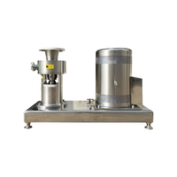 Broyeur colloïdal vertical en acier inoxydable - Machine de broyage et d'homogénéisation sanitaire pour confiture, beurre de noix et sauces