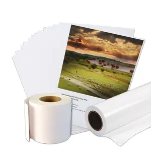 Professional Printing Performance 260gsm Microporous Poly-cotton Matte Canvas Texture RC Inkjet Paper