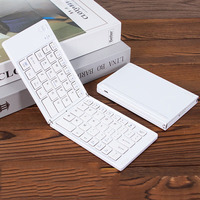 Keyboard Bluetooth Lipat Dua Lipat, Keyboard Nirkabel Isi Ulang, Keyboard Mini Universal Tiga Sistem, Grosir Produsen