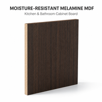 Panneaux de fibres à densité moyenne en mélamine résistants à l'humidité, adaptés aux armoires de cuisine et aux armoires de salle de bain