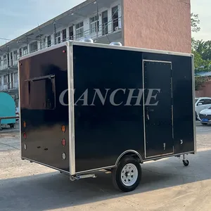 รถขายอาหารเคลื่อนที่สำหรับธุรกิจ รถขายไอศกรีม กาแฟ รถจัดเลี้ยงเคลื่อนที่ รถพ่วงขายอาหารสำหรับยุโรป - Product Image 6