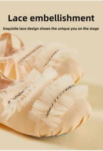 Zapatillas de <span class=keywords><strong>Ballet</strong></span> para Niñas, con Suela Suave y Diseño de Garra de Gato, para Entrenamiento y Actuaciones - Product Image 2