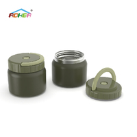 Aohea Market Pot alimentaire isolé populaire Pot à soupe Chauffer les aliments Conteneur chaud Pot à vide Cuillère Thermos avec poignée et couvercle