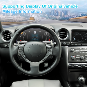 NaviHua ชุดหน้าปัดดิจิตอลระบบ Linux สำหรับรถยนต์ จอ LCD แสดงผลแบบ Virtual Cockpit พร้อม Carplay สำหรับ Nissan GTR ปี 2009-2017 - Product Image 4