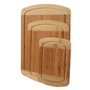 Tabla de cortar de bambú rectangular multifuncional para cocina, tabla de cortar para verduras, frutas y pizzas - Product Image 5