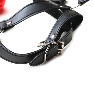 BDSM Yetişkin Ürünleri At Tipi Nefes Alabilen Su Geçirmez Silikon Ağız Kapağı Topu Burun Kancası ile Kölelik Ekipmanı SM Seks Oyuncağı - Product Image 4