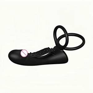 LetRock 10 Wiggling Modes Massager Silicone Plug G Spot Thrusting <b>Vibrating</b> Delay Ejaculation Ring Sex Toys for Couple - Product Image 1