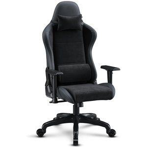 <span class=keywords><strong>Chaise</strong></span> de jeu ergonomique haut de gamme en Alcantara, inclinable à 160°, pour bureau, gamer, best-seller, OEM gratuit, en noir - Product Image 1