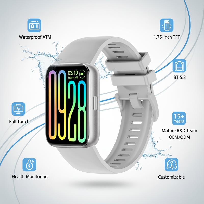 2024 Men Smart Watch Fitness Clock