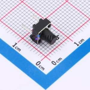 TSA06154-075B332BA Tactile Switch Through hole Component (THT),6.1x6.1mm Switch Single Pole Single Throw Round Button 1.8N 6.1mm - Product Image 1