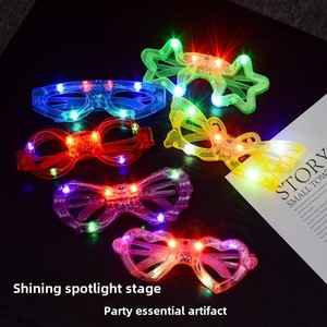 Gafas LED DAMAI que Brillan en la Oscuridad, Artículos de Fiesta para Niños y Adultos, con Forma de Corazón, Redondas, de Estrella y de Mariposa, Ideales para Cumpleaños - Product Image 4