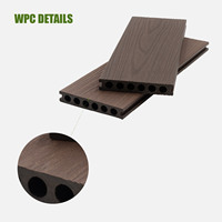 Revêtement de terrasse en WPC ignifuge co-extrudé, bois d'extérieur, terrasse en bois composite, WPC, prix direct usine, bois-plastique extrudé