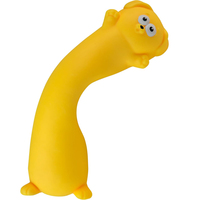 Squeeze Pets Jouet Squishy Géant Extensible pour Chien, Taille Jumbo, Jaune, à Presser et Étirer pour Soulager le Stress