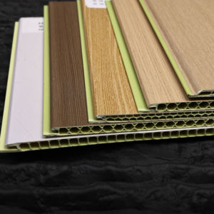 Встроенный V/плоский шов 2900x400x9 мм WPC бамбуковое дерево волокна SPC настенная доска для наружного больничного торгового центра тренажерный зал огнеупорные потолки из ПВХ - Product Image 1