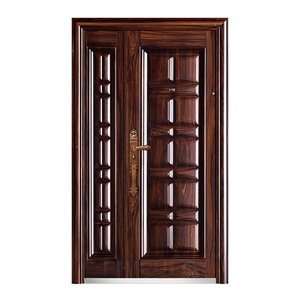 Phipulo One and Half Door <span class=keywords><strong>Precio</strong></span> competitivo <span class=keywords><strong>Puerta</strong></span> de acero <span class=keywords><strong>Puerta</strong></span> de hierro a prueba de robo <span class=keywords><strong>Puerta</strong></span> de entrada principal para Villa - Product Image 2