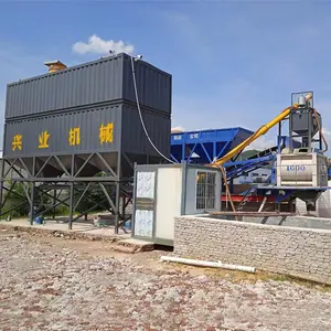 Fully Automatic Concrete Mixing Plant Concrete Batching Machine Plant Production Line