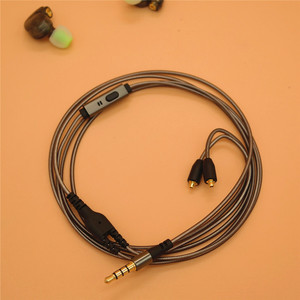 Cable de repuesto MmCx de 1,2 m con conector de 3,5 mm trenzado de metal para auriculares Shure Se215 425 535 846 Ue900 - Product Image 1