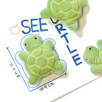 Adorable mini jouet pour chien de style Ins jouet sonore en peluche de dessin animé écologique mettant en vedette requin crabe tortue baleine par océan