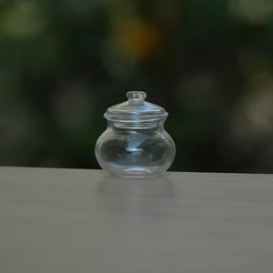 Maison <span class=keywords><strong>de</strong></span> poupée DIY, jouet <span class=keywords><strong>simple</strong></span>, bouteille en verre miniature transparente <span class=keywords><strong>et</strong></span> colorée, bouteille à vœux, mini pot en verre, fournitures <span class=keywords><strong>de</strong></span> cuisine - Product Image 2