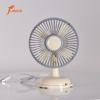 Petit ventilateur de bureau silencieux avec grille métallique, ventilateur personnel pour bureau, maison, poste de travail