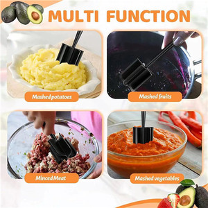 Custom Logo Meat and Vegetable Chopper Masher for Hamburger Meat and Fruits Premium Fruit & Vegetable Tools - Product Image 3