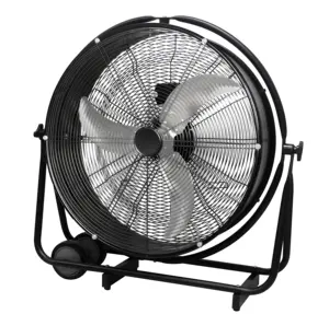 Commercial Moveable High Velocity Farm Gym Stadium Club Portable Mobile Free Standing Floor Drum Fan