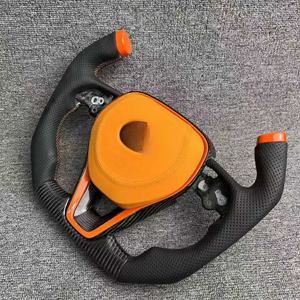 Volante de Cuero y Fibra de Carbono Personalizado para Toyota <span class=keywords><strong>Corolla</strong></span>/Camry 8th/Se/Levin/Avalon/Cross/FRONTLANDER 2018 2020 <span class=keywords><strong>2023</strong></span> 2019 - Product Image 5