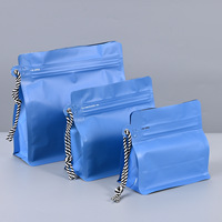 Bolsa de Embalaje de Mylar con Cierre Ziplock, Personalizada al por Mayor, de Aluminio, Cuadrada, para Granos de Café, Hierbas Secas, Semillas de Flores