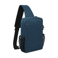 Sac de poitrine de voyage en toile tendance - Fermeture éclair étanche Sac bandoulière pour un usage quotidien et des aventures en plein air