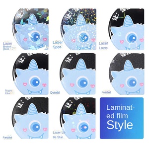 Insignia Metálica Personalizada de Doble Flash para Comic-Con, con <span class=keywords><strong>Mapa</strong></span> Relieve y Perífero de Estrella Bidimensional, Recubierta de Película Reflectante - Product Image 5